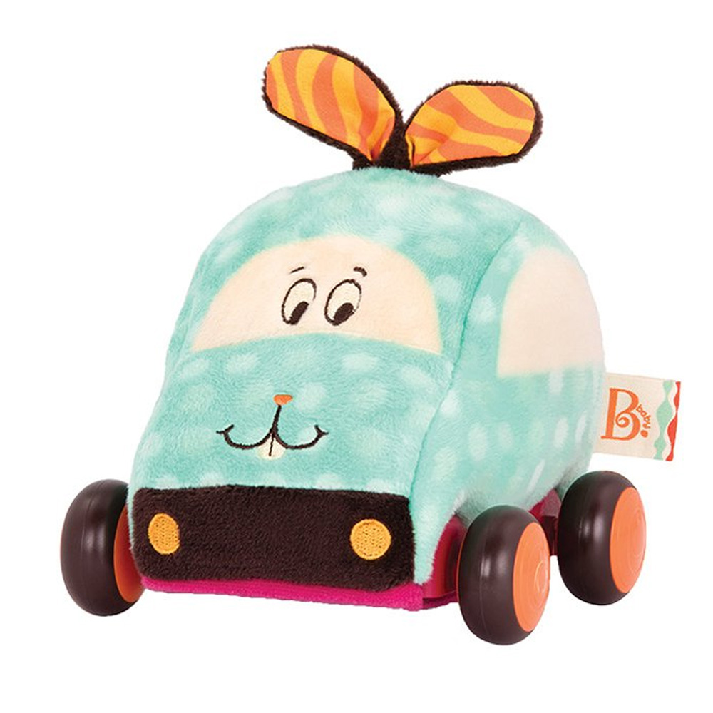 Squeak, rattle and roll Pull-back vehicles