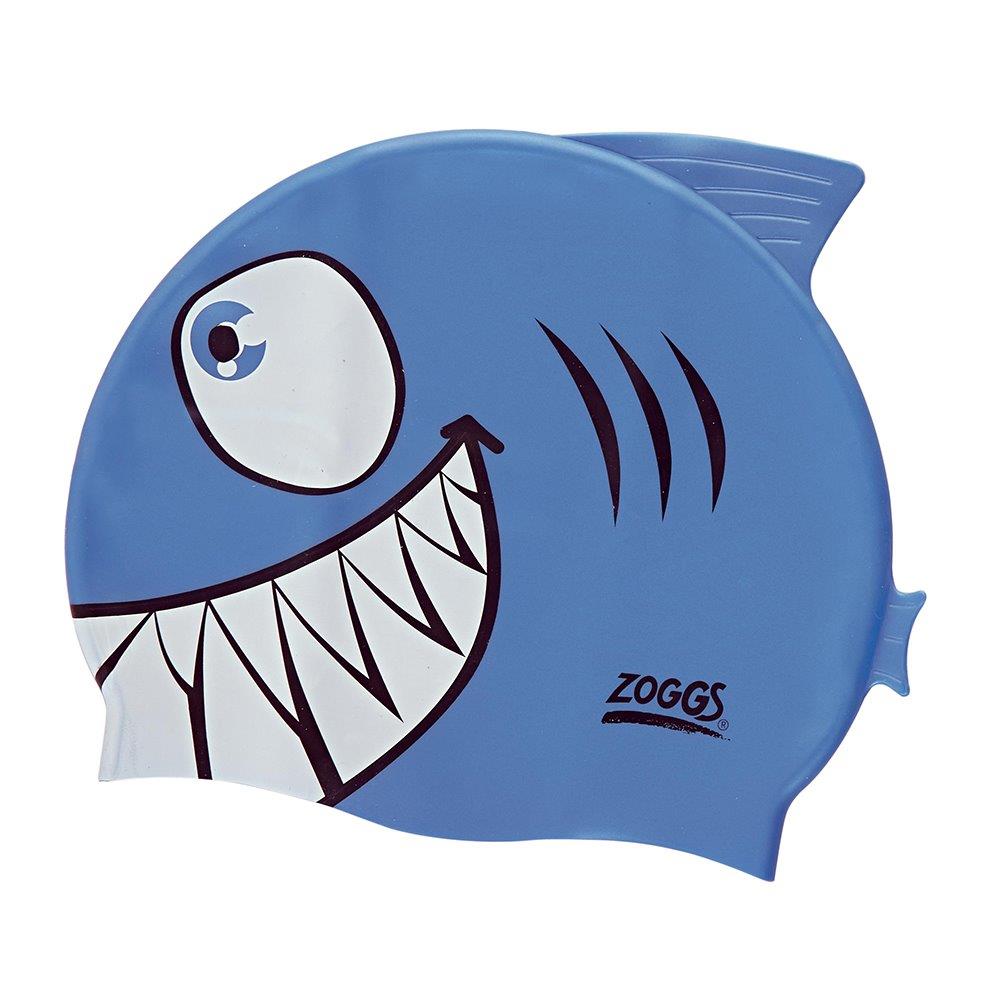 Zoggs Junior Character Cap Blue Jaws