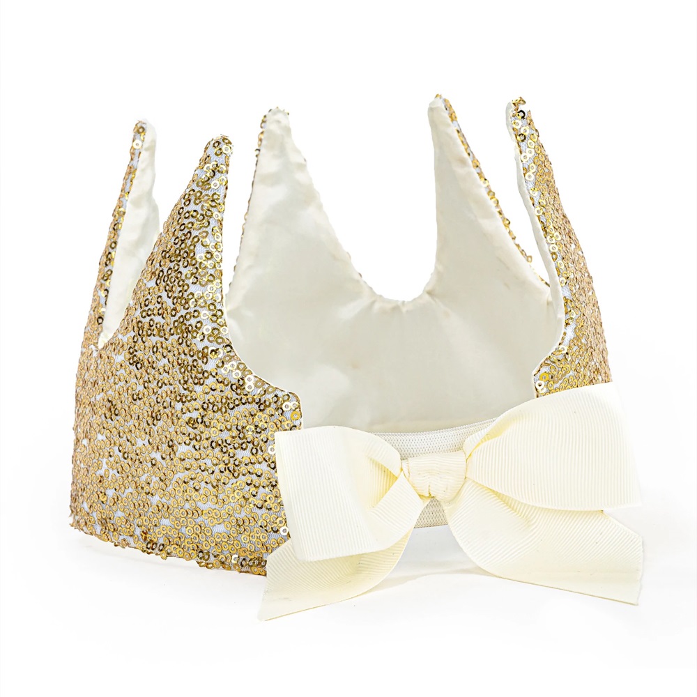 Great Pretenders Gracious Gold Sequins Crown