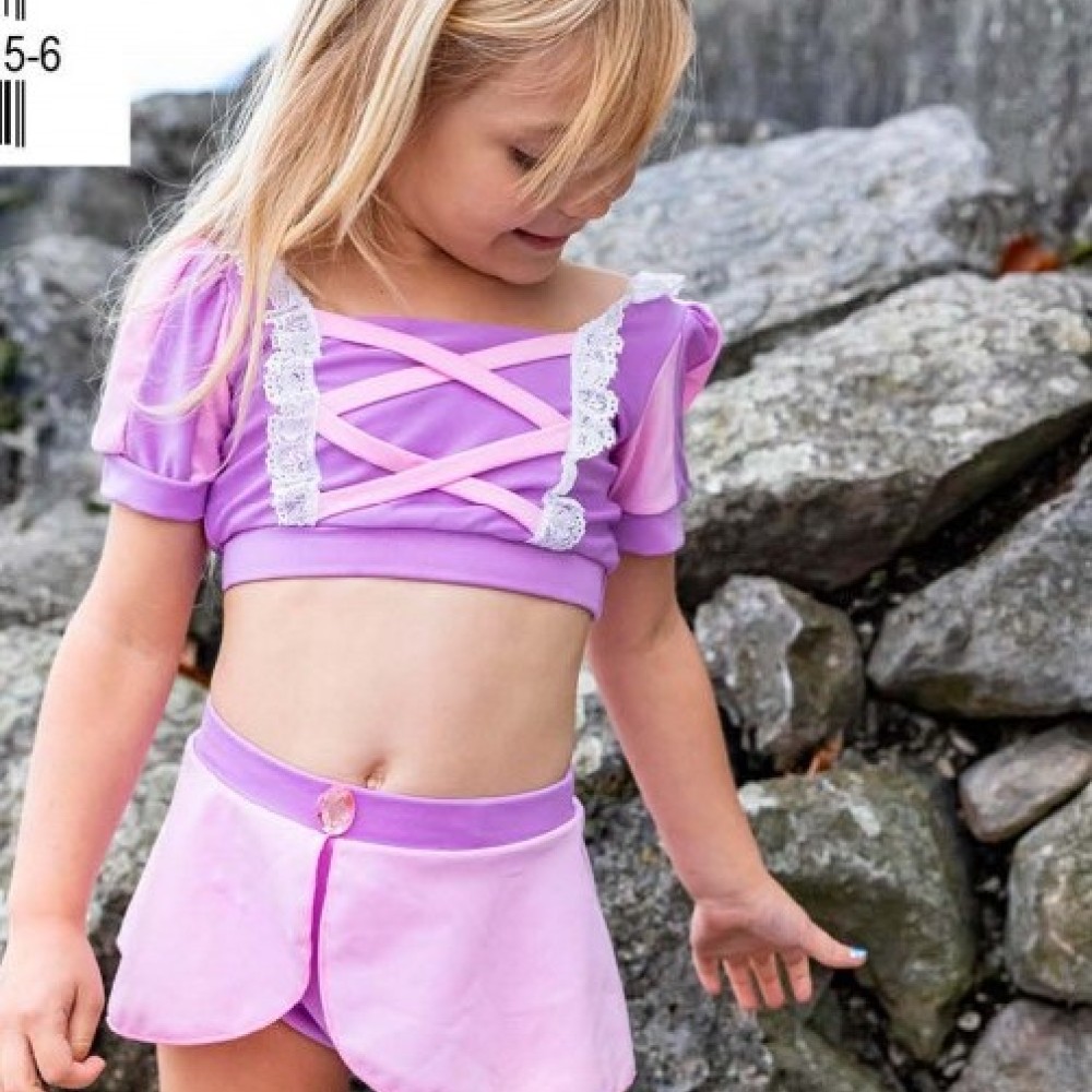 Great Pretenders Rapunzel Swim Suit - 2 Piece