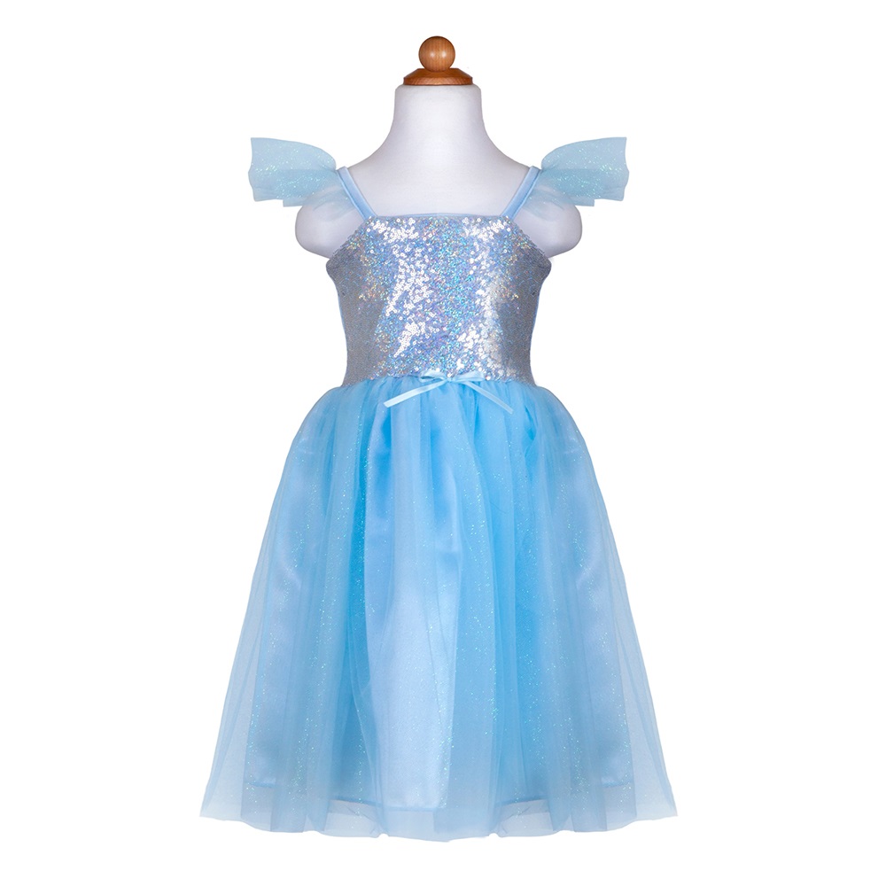 Great Pretenders Sequins Princess Dress, Blue, SIZE US 3-4