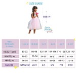 Great Pretenders Παιδική Φούστα πριγκίπισσας - νεράιδας Σατέν Ροζ ροδοπέταλα 3-6 ετών