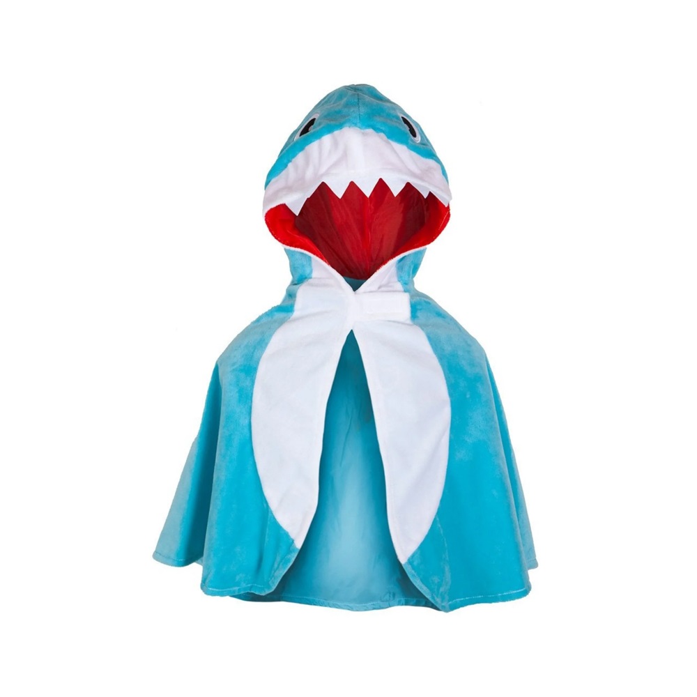 Great Pretenders Toddler Shark Cape,  SIZE US 2-3T
