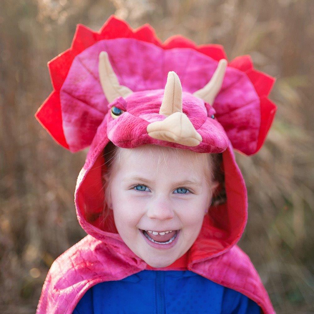 Great Pretenders Triceratops Hooded Cape 4-6