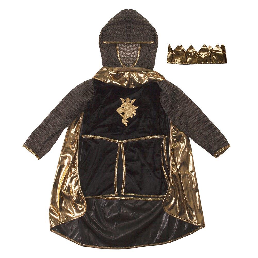 Great Pretenders Gold Knight Set (Tunic, Cape, Crown) 9-10 years