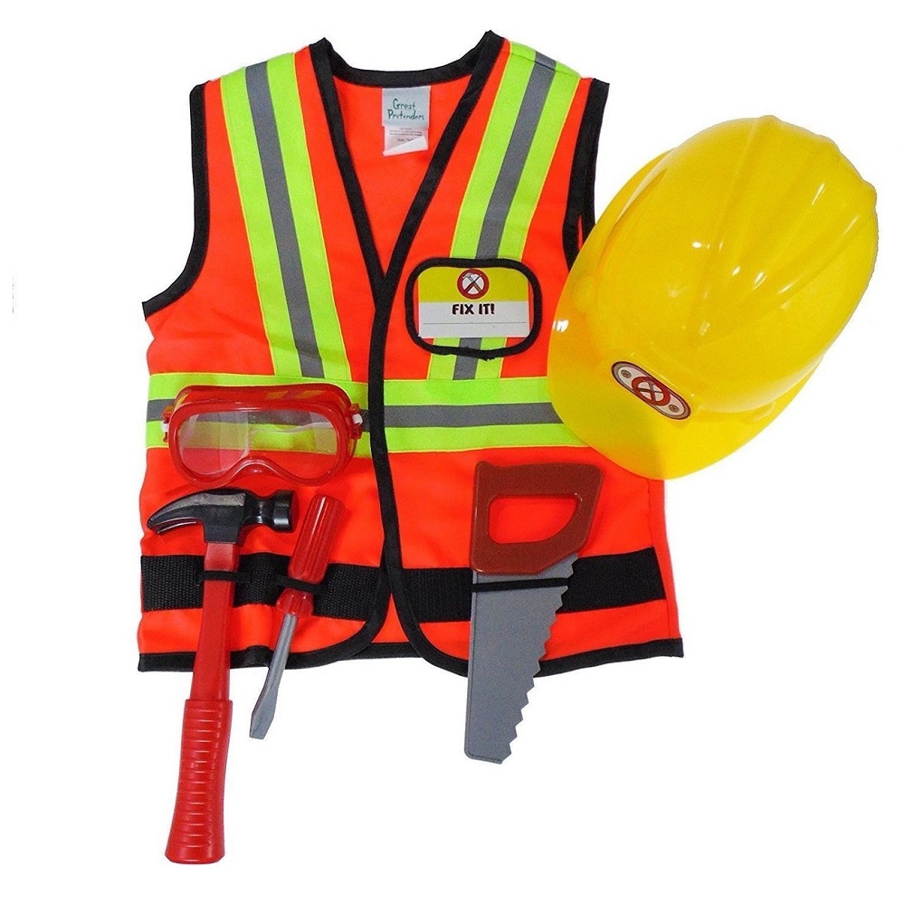 Great Pretenders Construction Worker with accessories