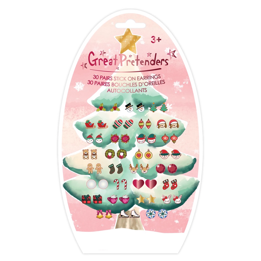 Great Pretenders Holiday Sticker Earrings (30 pairs)