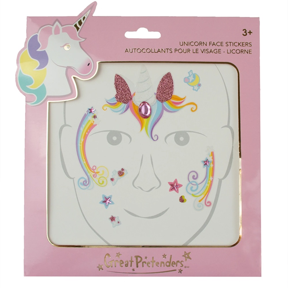 Great Pretenders Unicorn Fairy Face Stickers