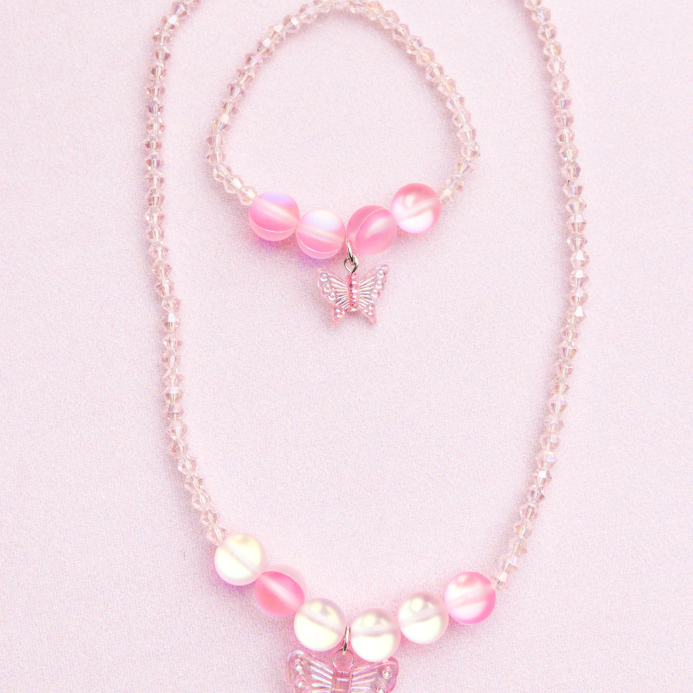 Great Pretenders Boutique Holo Pink Crystal Bracelet