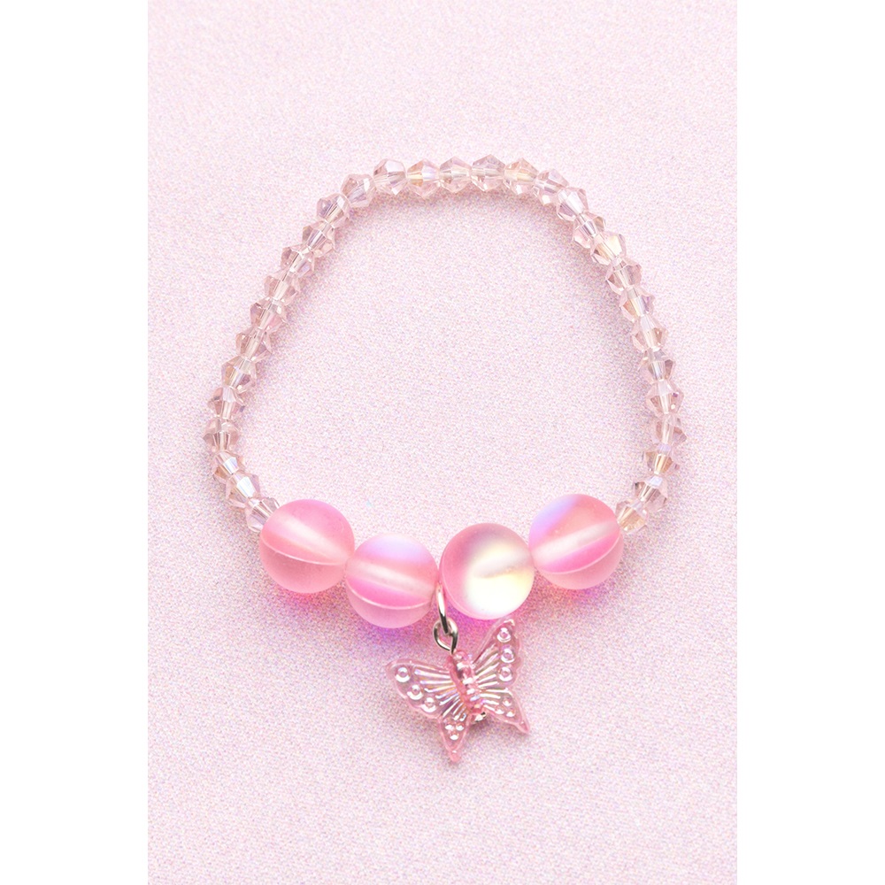 Great Pretenders Boutique Holo Pink Crystal Bracelet