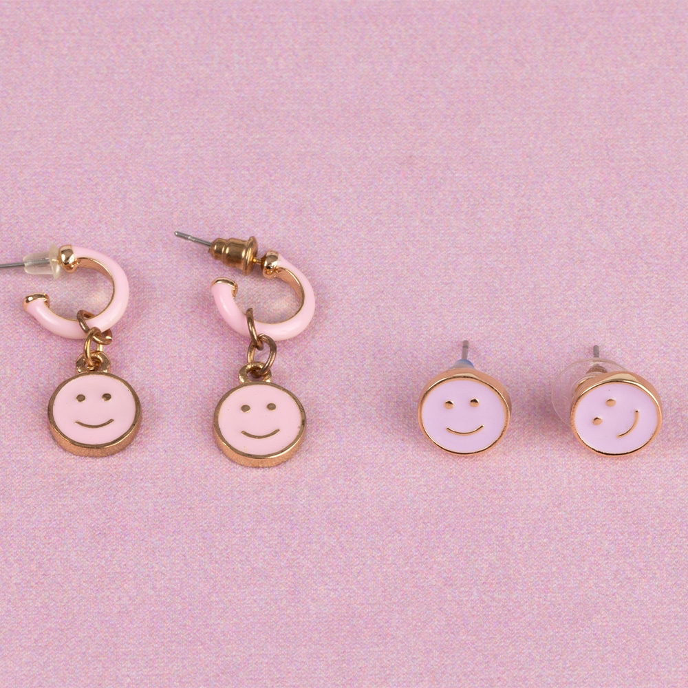 Great Pretenders Boutique Chic All Smiles Earrings, 2 Pair