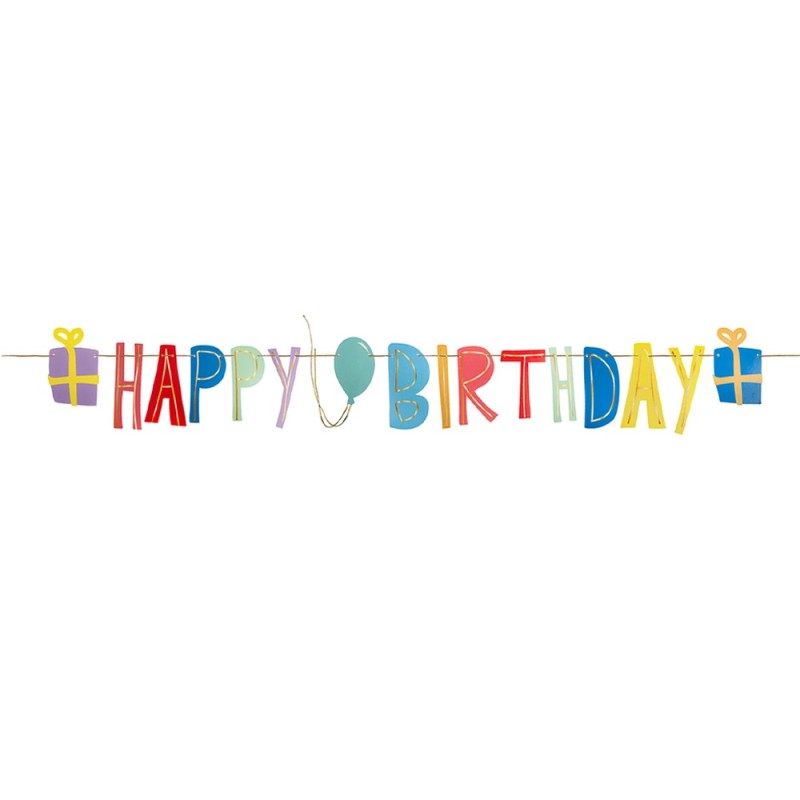 Great Pretenders Γιρλάντα Happy Birthday 182 εκ.