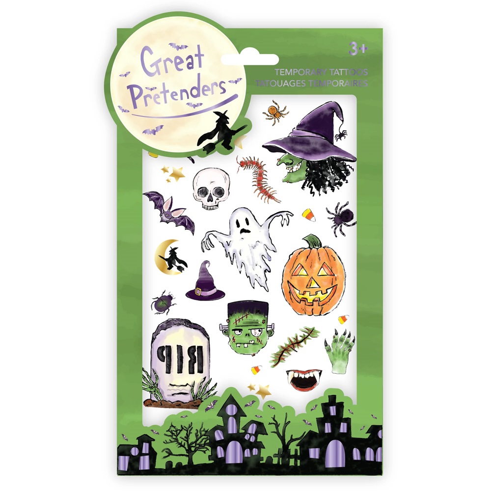 Great Pretenders Halloween Tattoos