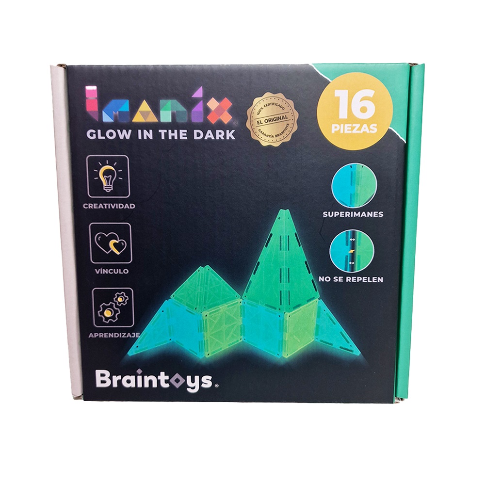 Braintoys Imanix Glow in the Dark 16 pcs.