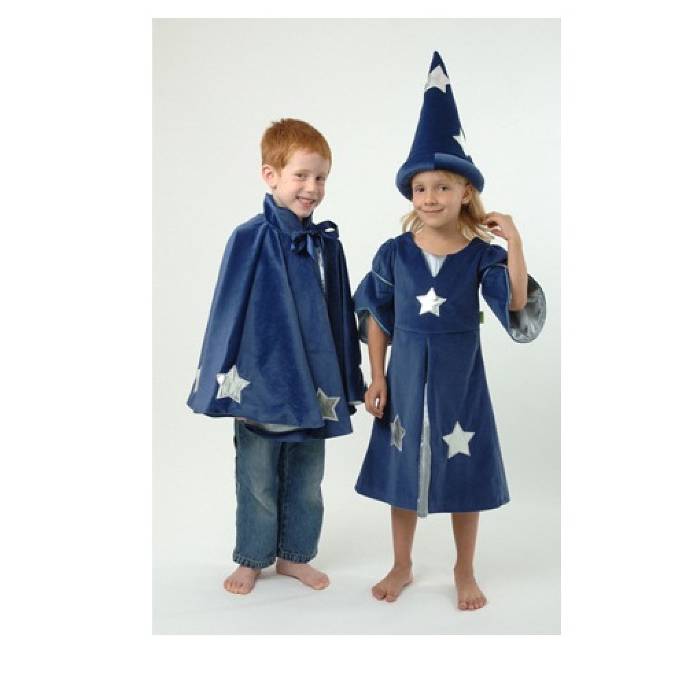 Blue Wizard cape, 3-4