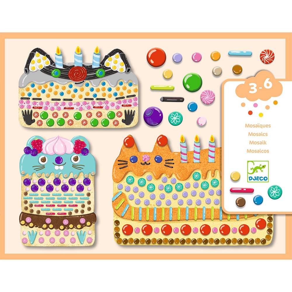 Djeco Art and craft Little ones - Collages Cakes and sweets