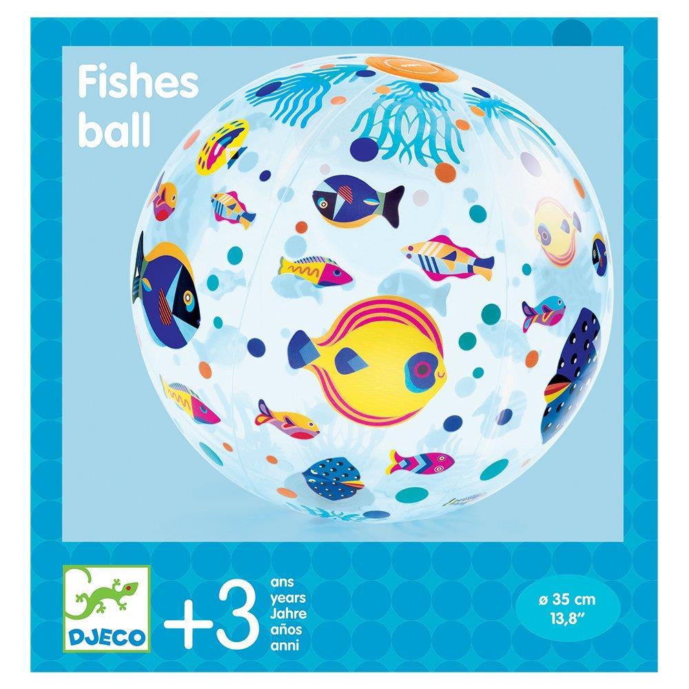 Djeco Games of skill - Inflatable balls Fishes ball