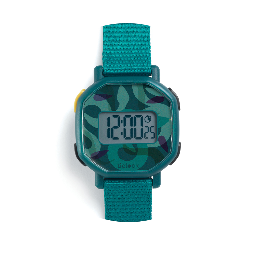 Djeco Ψηφιακό ρολόι χειρός "Green snakes"
