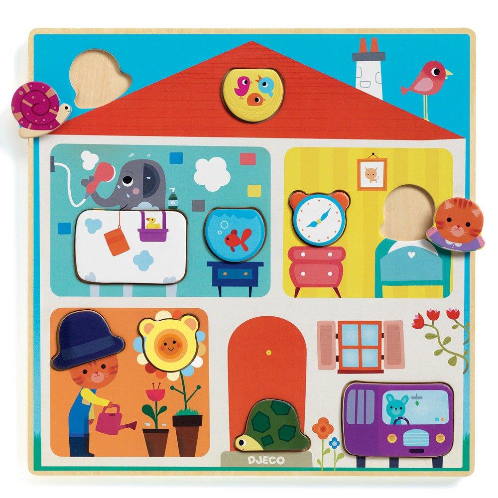 Djeco Educational wooden puzzles Swapy