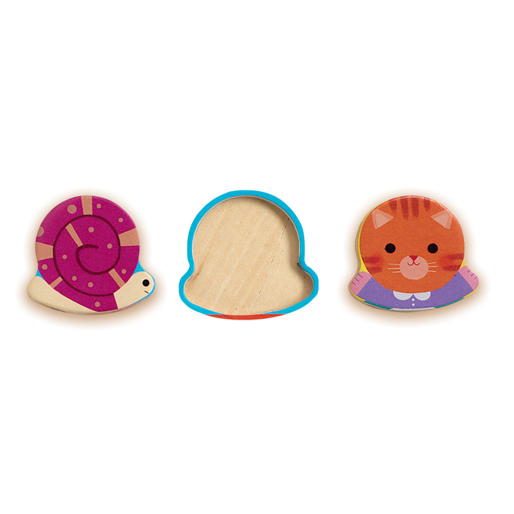 Djeco Educational wooden puzzles Swapy
