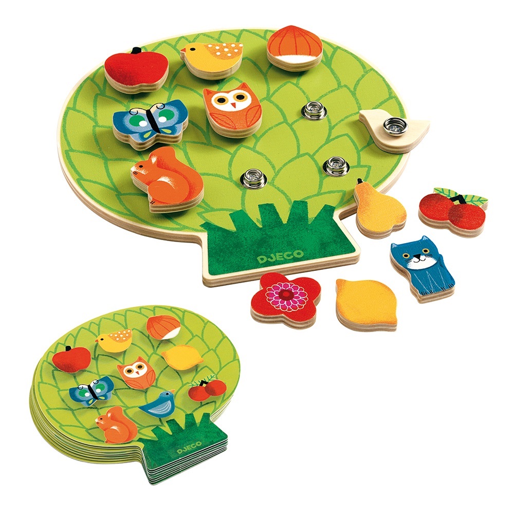 Djeco Educational wooden games Clipaclip