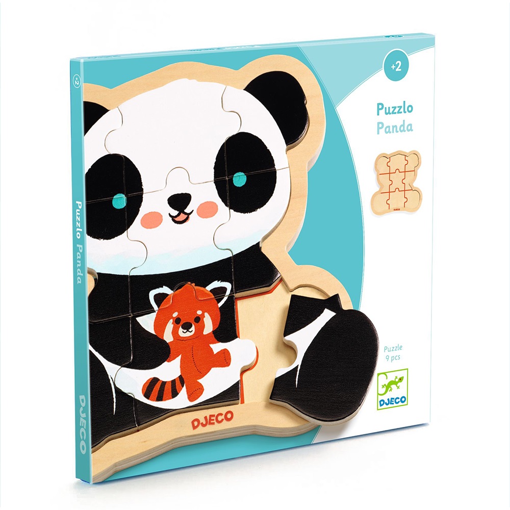 Djeco Toys and games Wooden puzzle - Puzzlos Puzzlo Panda