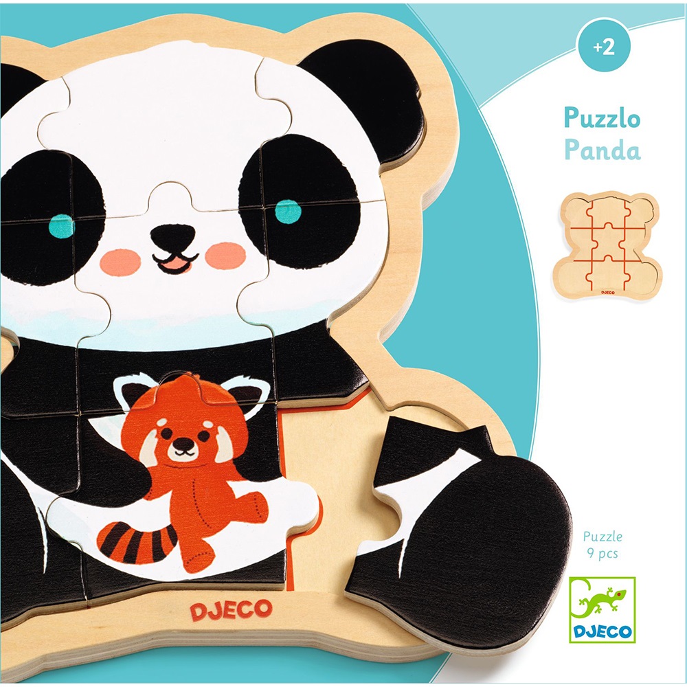 Djeco Toys and games Wooden puzzle - Puzzlos Puzzlo Panda