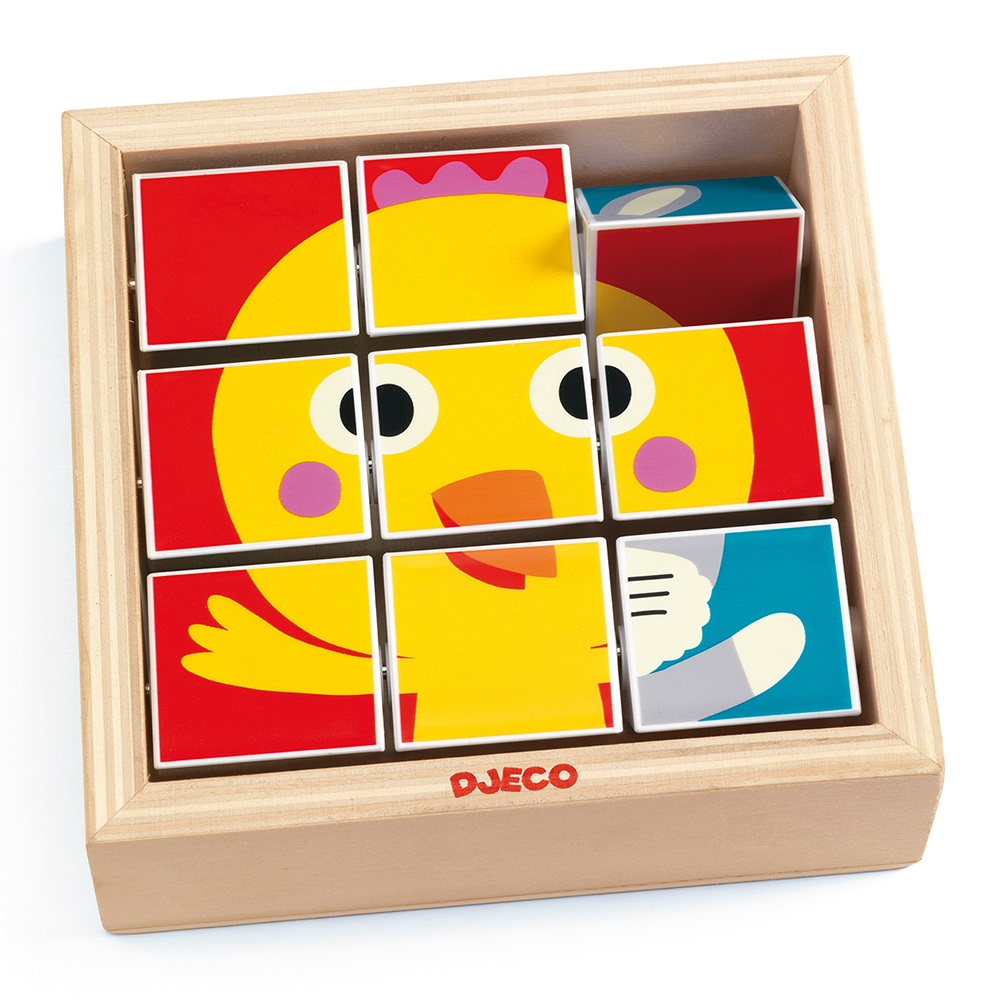 Djeco Wooden puzzles Tournifarm