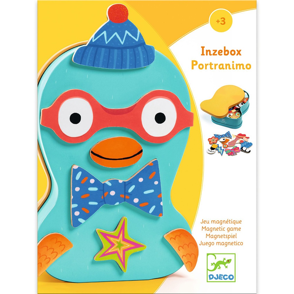 Djeco Educational wooden games  - Magnetic games Portranimo