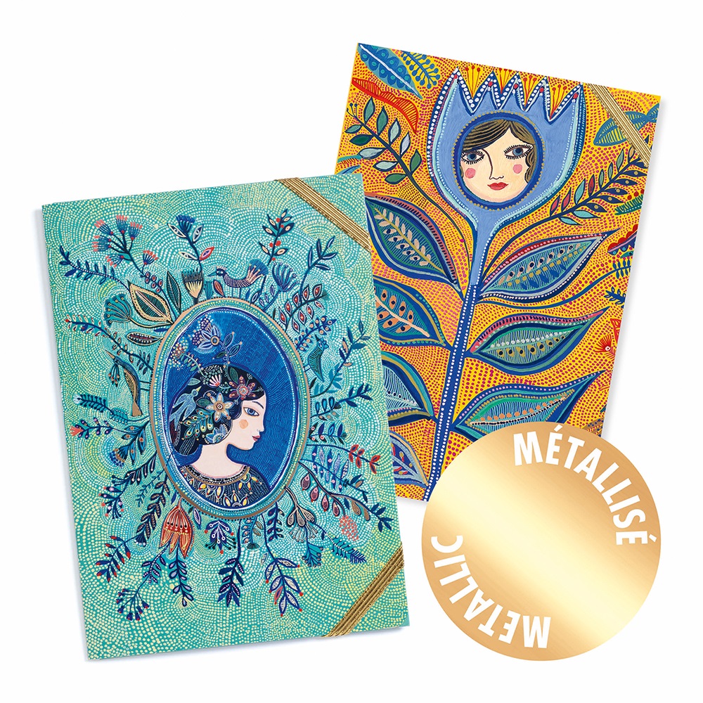 Djeco LP Elastic band folders Aurelia elastic band folders - FSC MIX