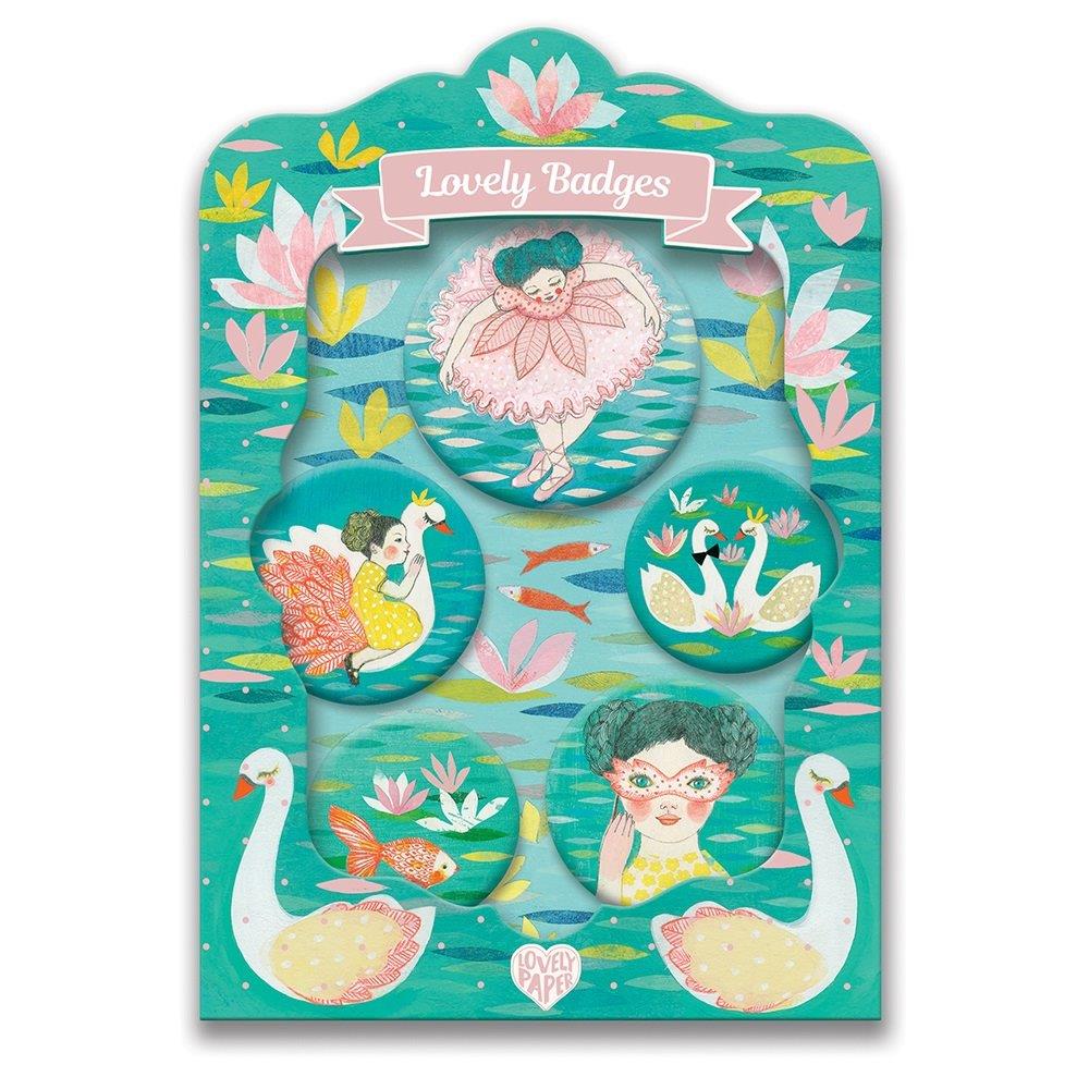 Lovely Paper Lovely badges Ballerian lovely badges