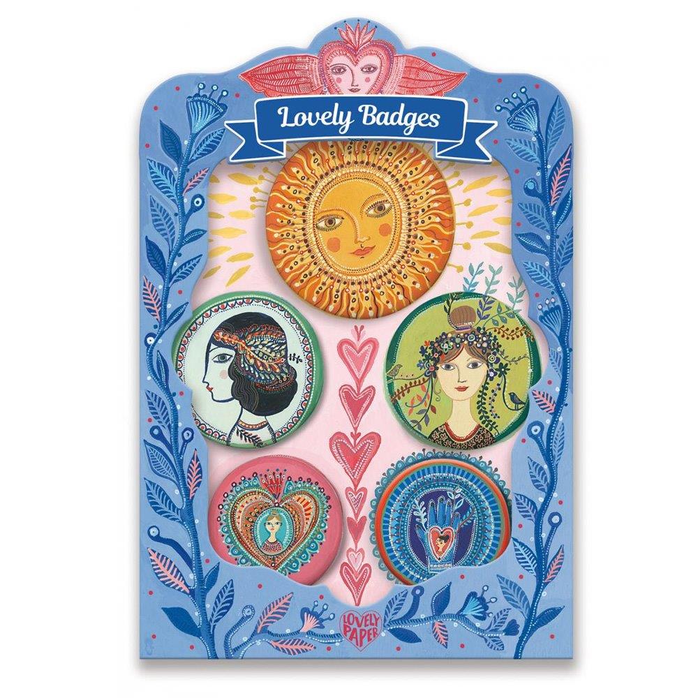 Lovely Paper Lovely badges Lucky lovely badges