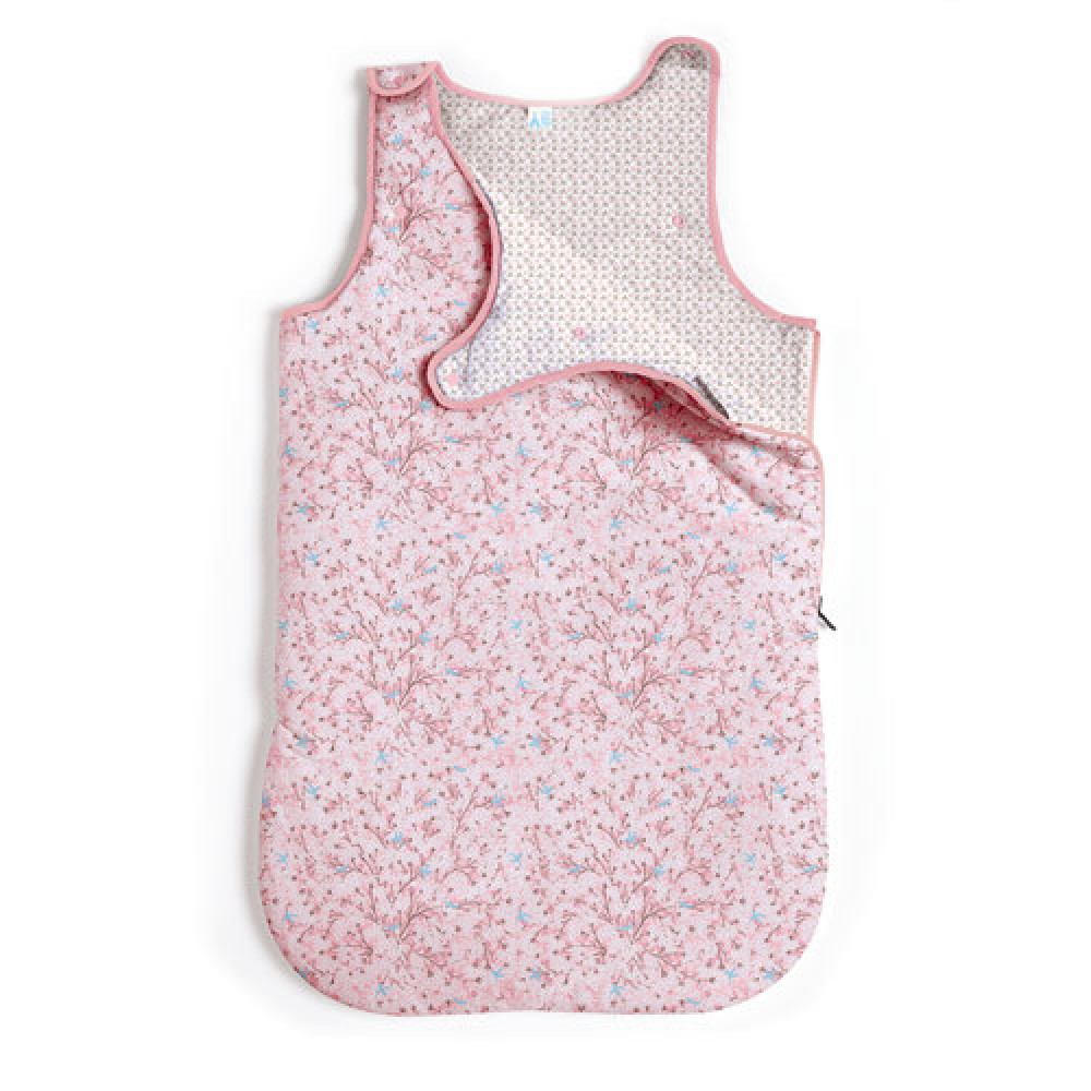 Djeco Little Big Room Textile Baby sleeping bag (65 cm - 0/6 m) - Cotton flower