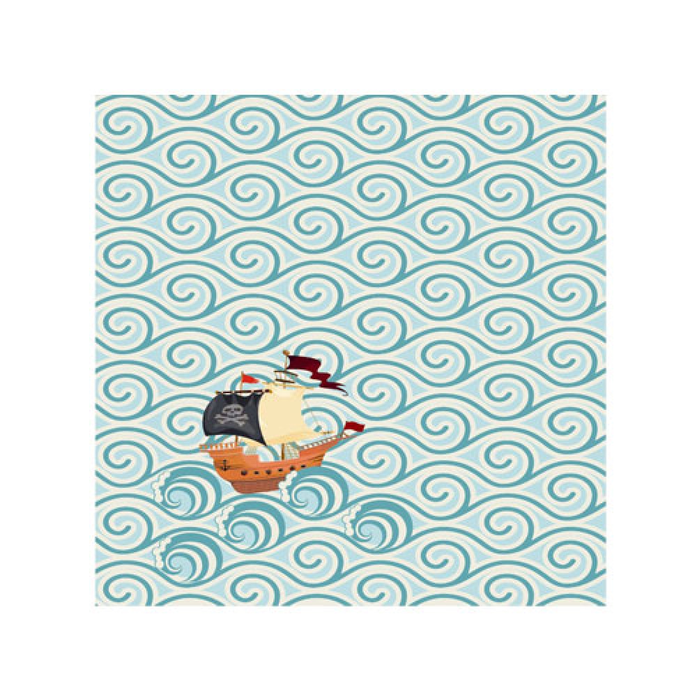 Djeco Wallpaper strips The waves