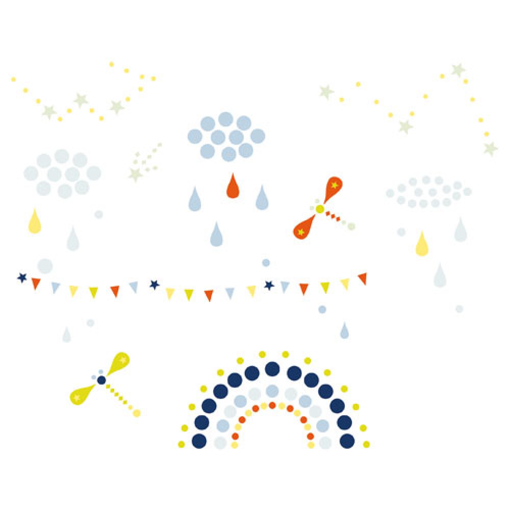Djeco Wall stickers Shapes