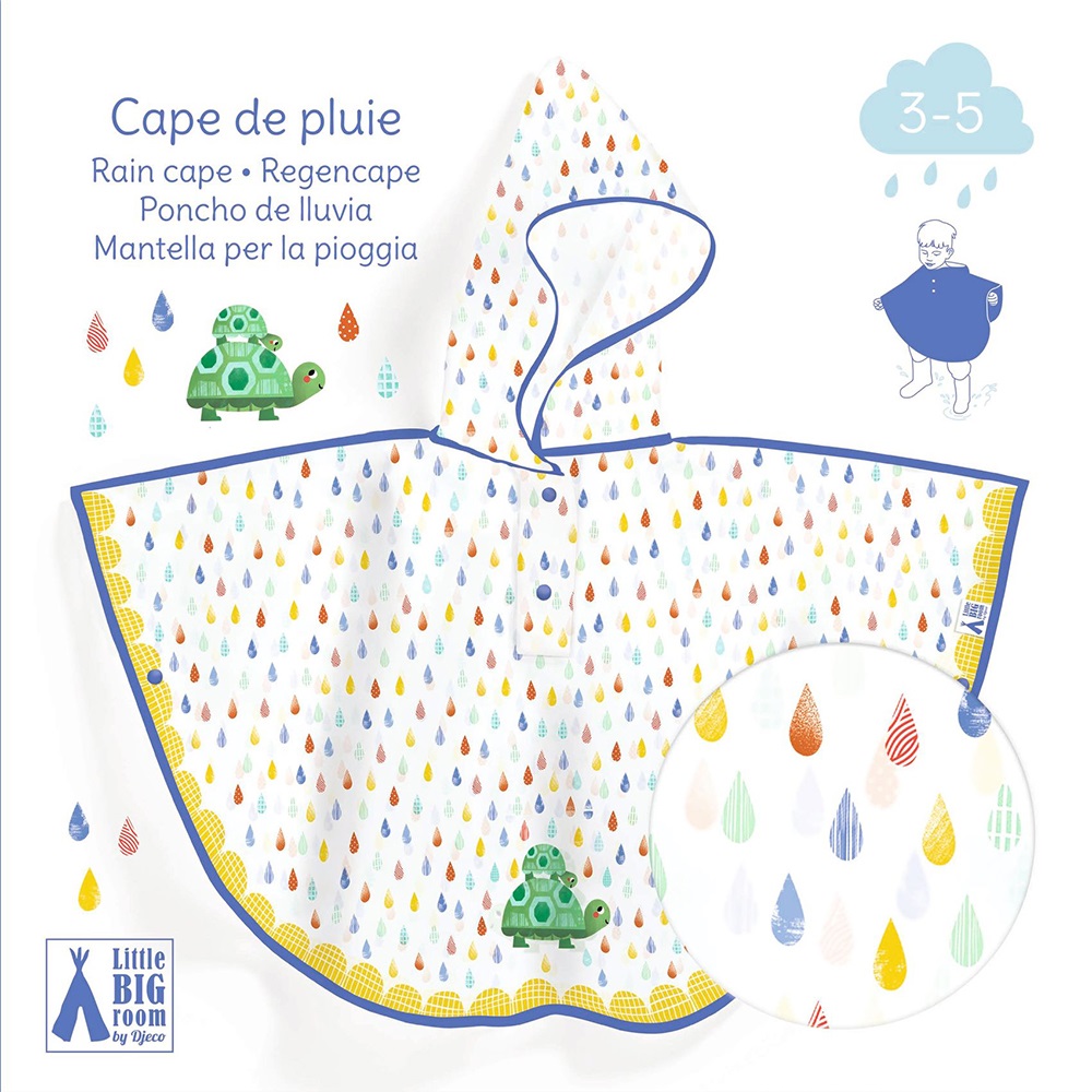 Djeco Turtle - Life style Rain cape