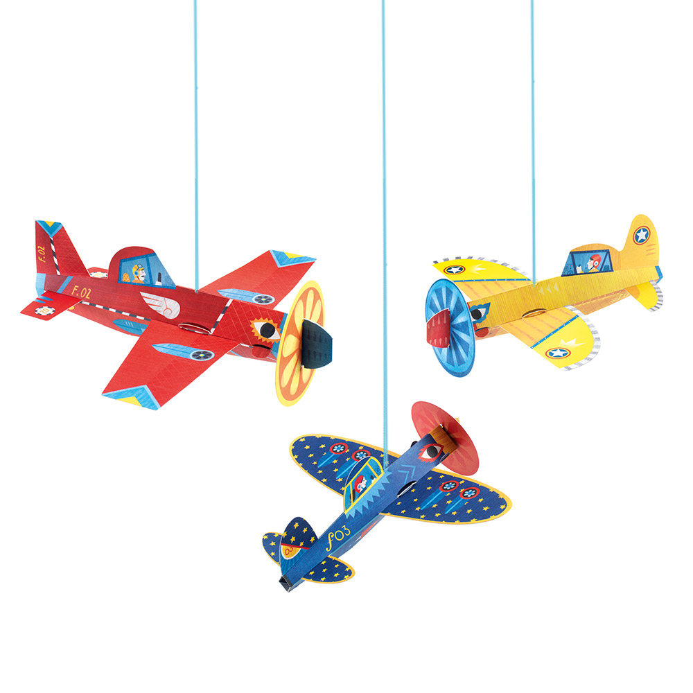 Djeco LBR Airy objects to hang Planes