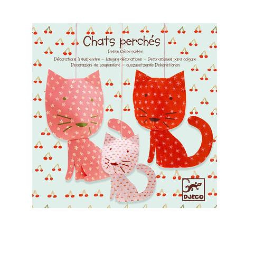 Djeco Lightweights to hang Perched cats
