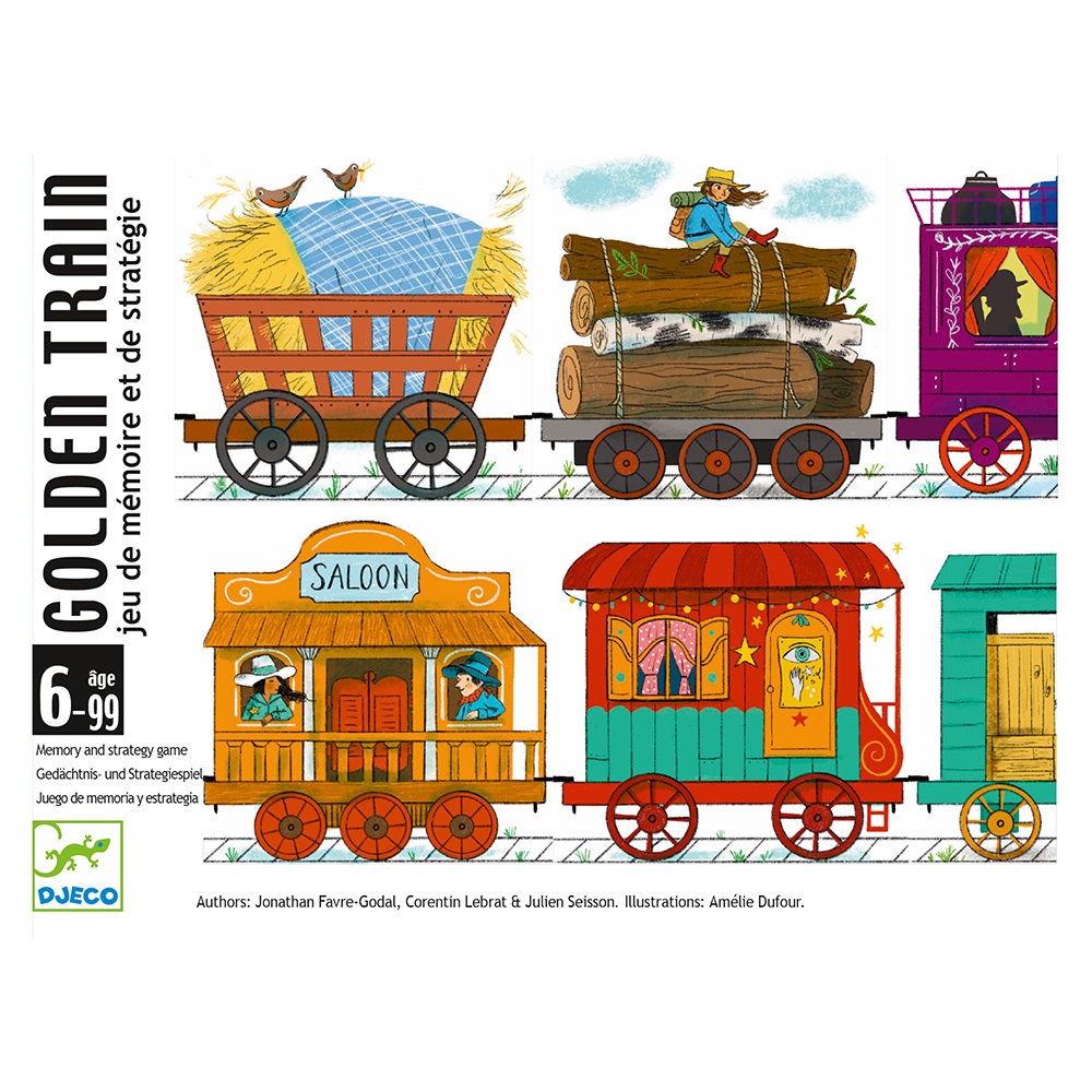 Djeco Toys and games Games - Playing cards Golden Train