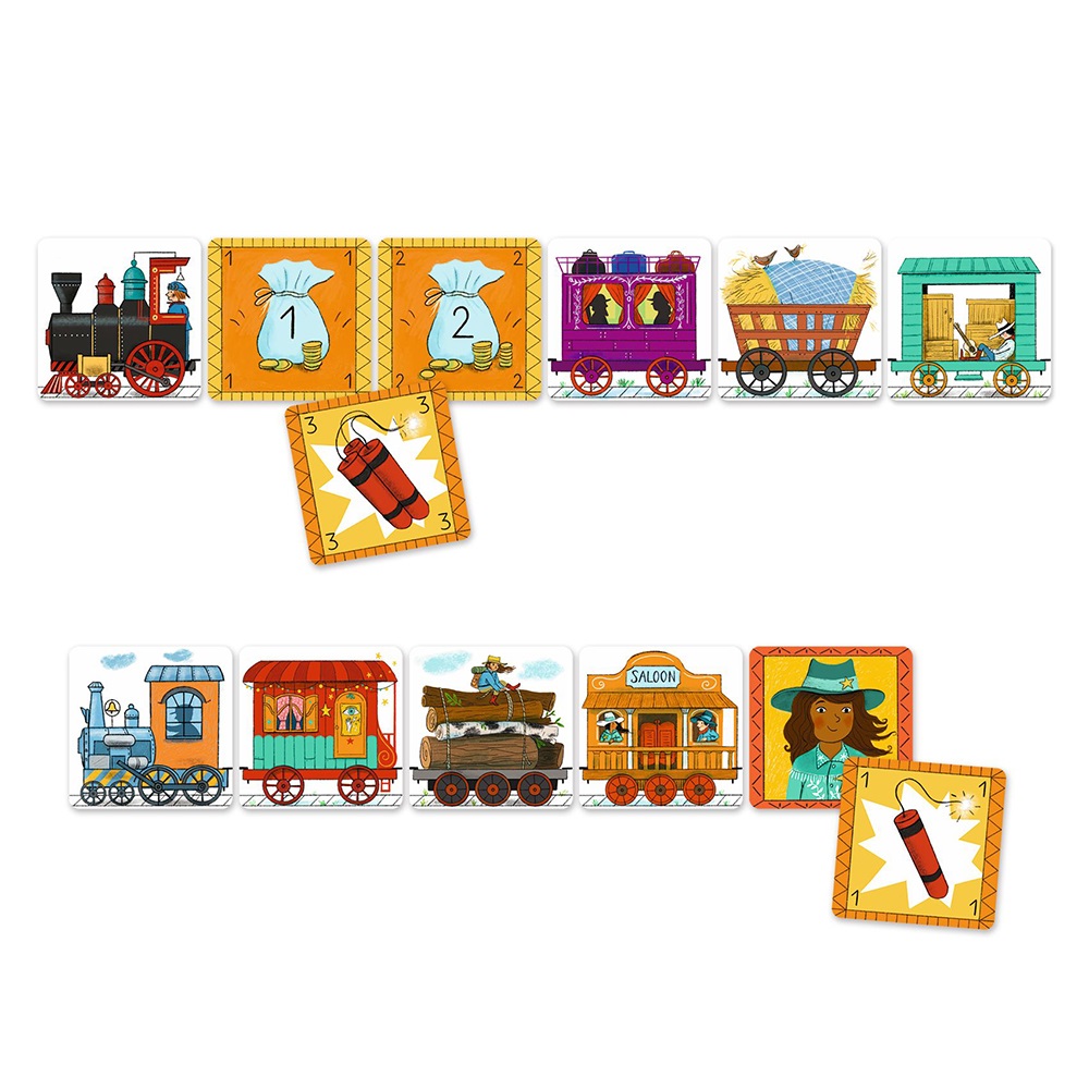 Djeco Toys and games Games - Playing cards Golden Train