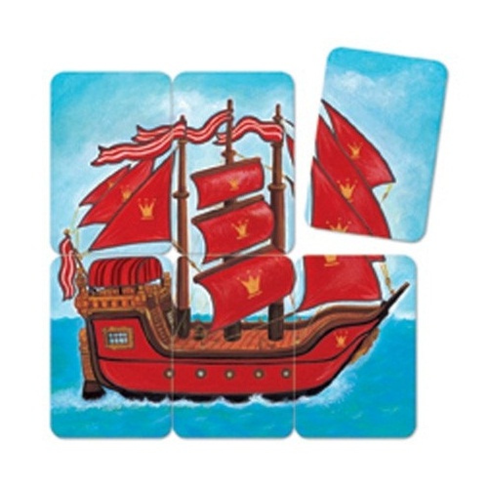 Djeco Επιτραπέζιο με κάρτες Πειρατικό καράβι