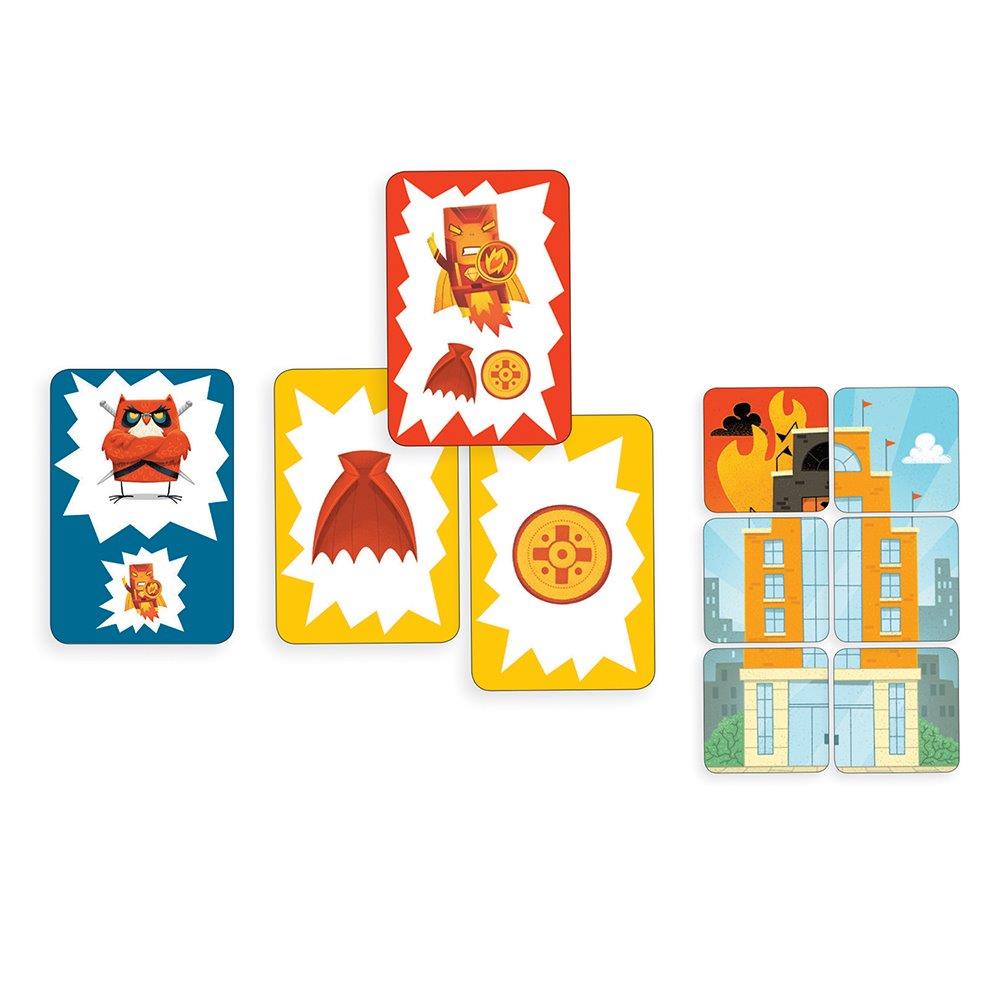 Djeco Playing cards Hero Town