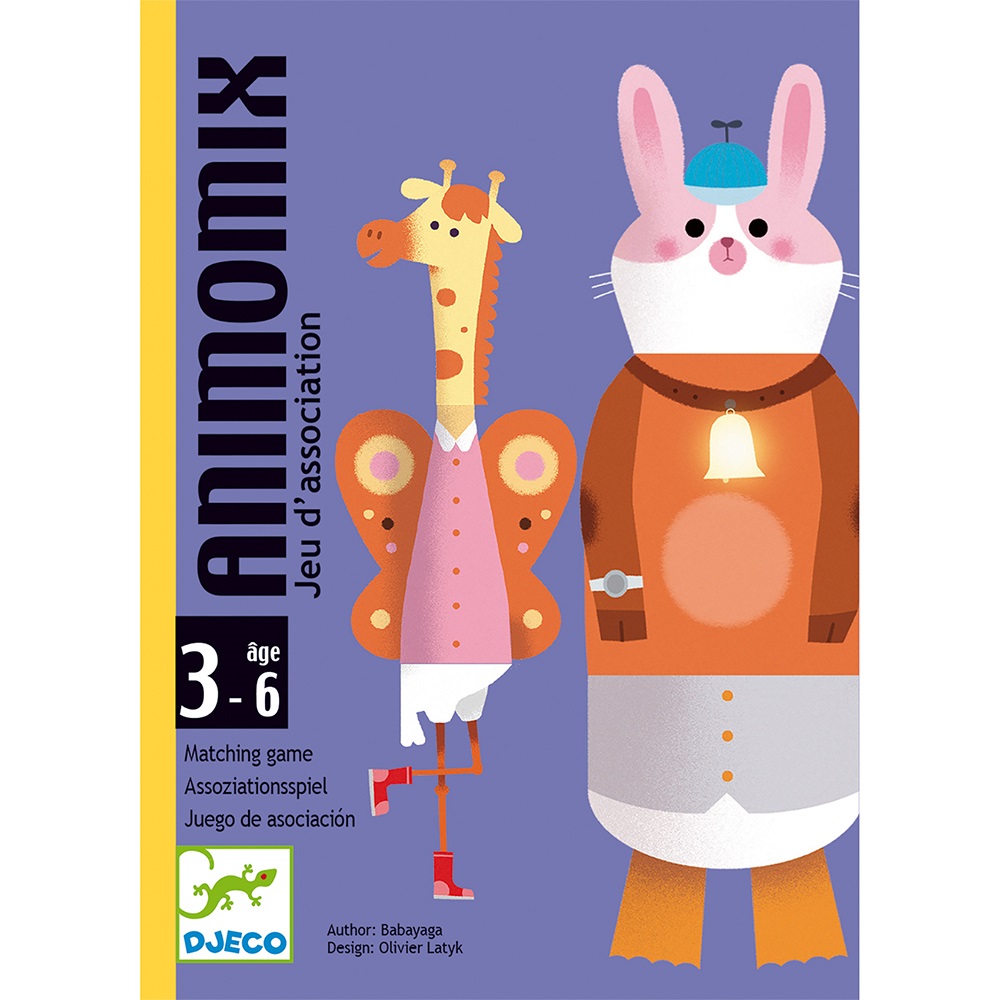 Djeco Games - Playing cards Animomix