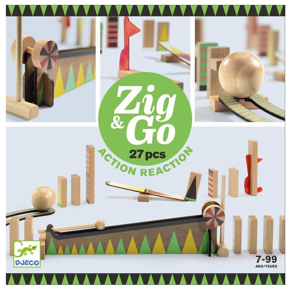 Djeco Construction - Zig & Go Zig & Go - 27 pcs