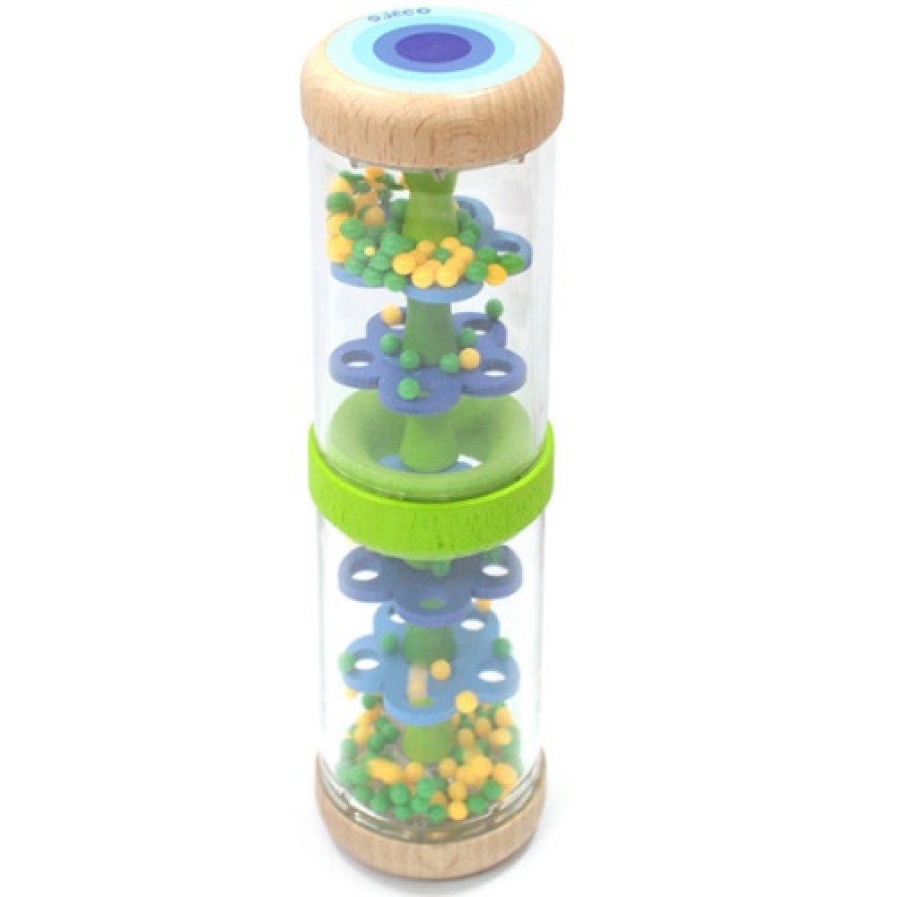 Djeco Rattles Green rain shaker Piti rain Green