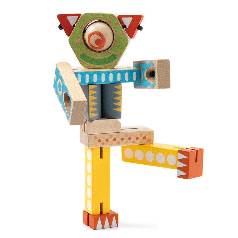 Djeco Educational wooden games - Construction gallery Ze Elastorobot
