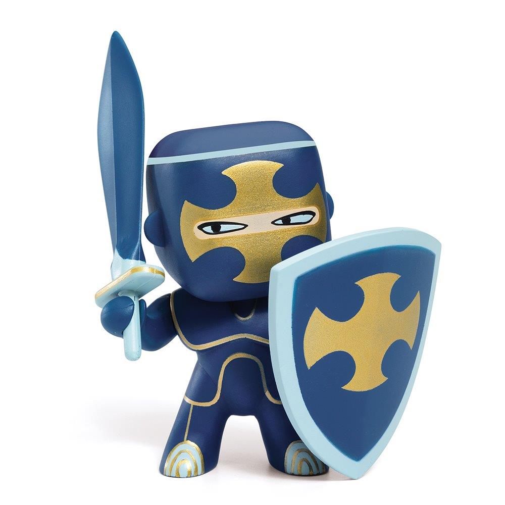 Djeco Φιγούρα ιππότη με σπαθί και ασπίδα "Dark blue"