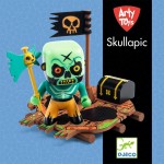 Djeco Arty toys Φιγούρα Πειρατής Scullapic με σχεδία, σεντούκι & τσεκούρι