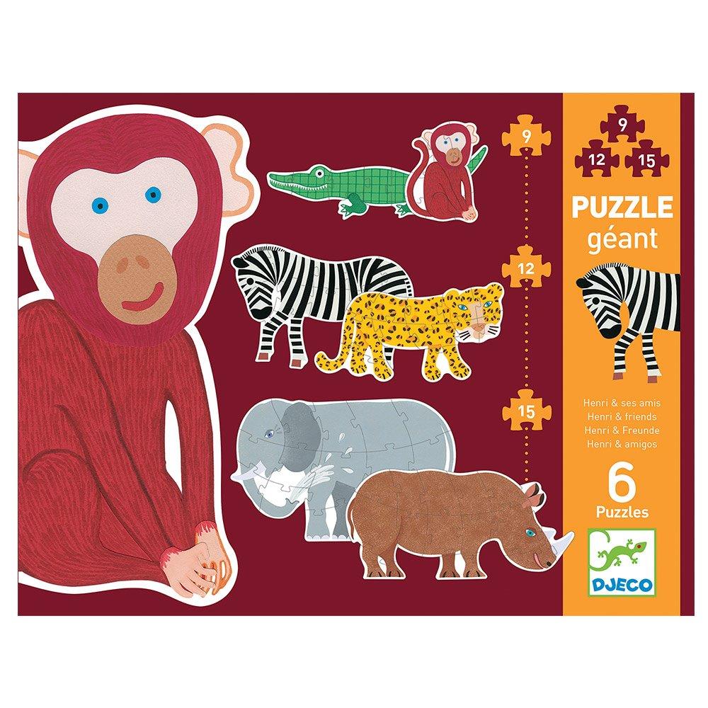 Djeco Puzzles - Progressive puzzles Henri & friends