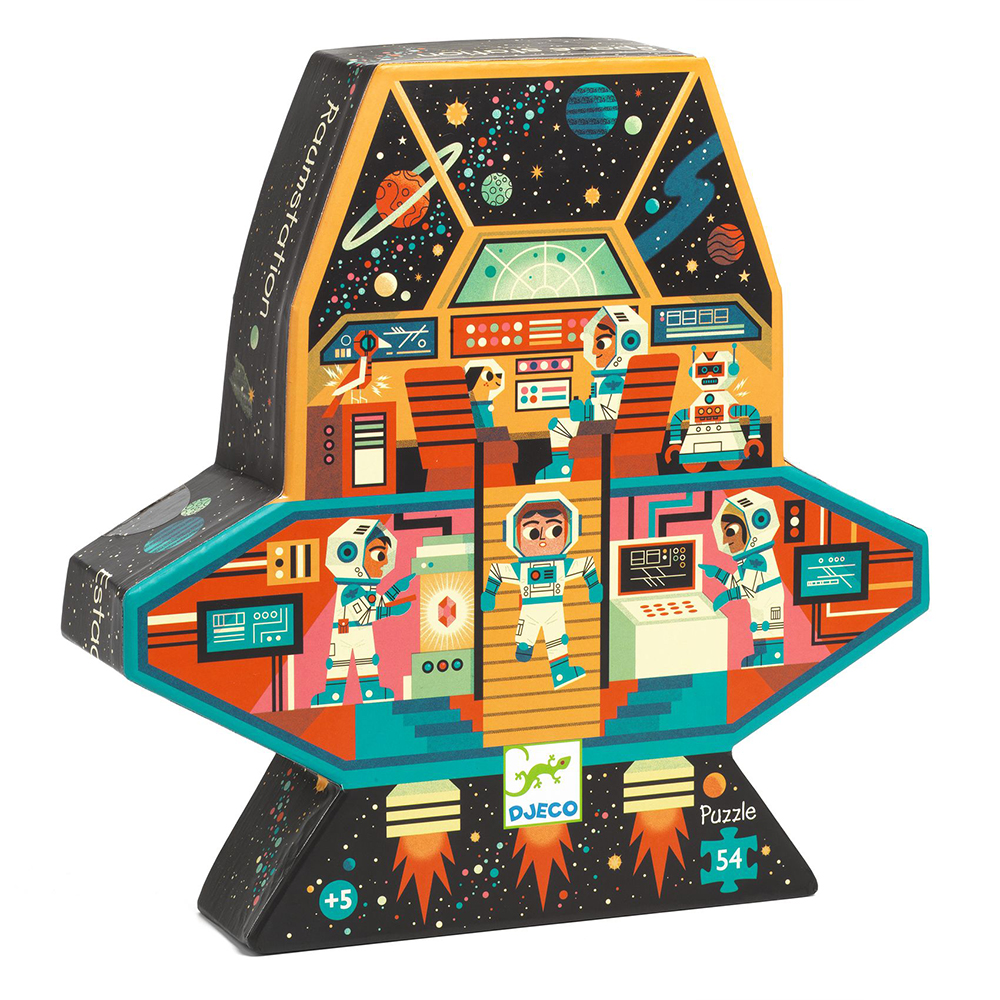 Djeco Toys and games Puzzles - Silhouette puzzles Space station